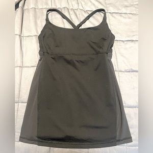 Black RacerBack Workout Tank